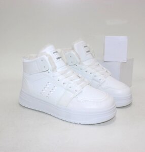 Кросівки Білі зимові хайтопи жіночі 37