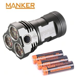 Потужний ліхтар Manker MK34 8000lm 12xCree XPG3 + подарунок