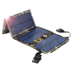 Портативна батарея Solar Power Bank 14w 5V 1A сонячний зарядний пристрій + контролер + USB