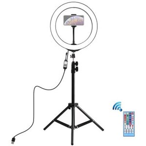 Набір блогера Puluz Ring USB LED lamp PKT3043 10" + tripod 1.1 м (PKT3043) в Київській області от компании shop-shap