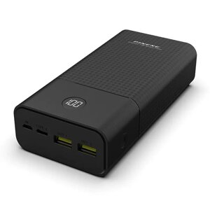 Портативний зовнішній акумулятор Pineng PN-899 30000mAh Power Bank Чорний