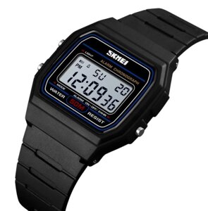 Спортивний електронний годинник Skmei 1412 Black