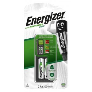 Зарядний пристрій Energizer CH2PC3 Mini EU + 2 NH12/AAA 700mAh (для АА, АААА акумуляторів)