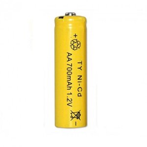 Акумулятор AA 1.2 V 700 mAh Ni-Cd (Жовтий)