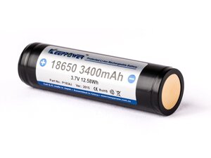 Акумулятор Keeppower Panasonic Li-ion 18650 3400mAh з захистом