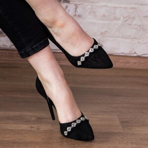 Жіночі туфлі на підборах Fashion Fajita 1951 36 розмір 23 см Чорний