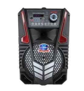 Колонка Big LT-818 bluetooth + мікроон (245х220х385) USB/MO3/FM/TWS black