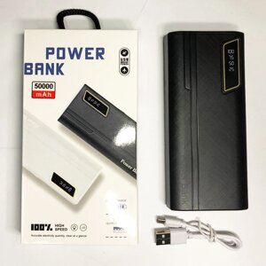 Мобільний заряд Mobile Power Bank 50000 mAh. WD-112 Колір: чорний