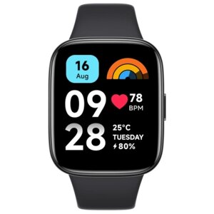 Смарт-годинник Xiaomi Redmi Watch 3 Active Black (BHR7266GL)