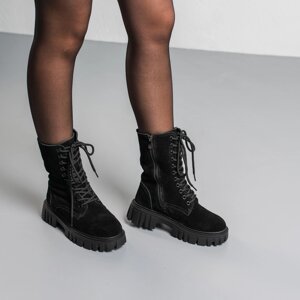 Черевики жіночі зимові Fashion Candy 3813 36 розмір 23,5 см Чорний