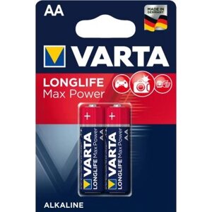 Батарейка Varta AA Longlife Max Power лужна * 2 (04706101412) в Київській області от компании shop-shap