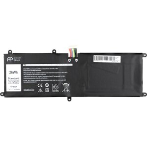 Акумулятор для ноутбука PowerPlant DELL Latitude 11 5175 (VHR5P) 7.6V 3400mAh (NB441136)