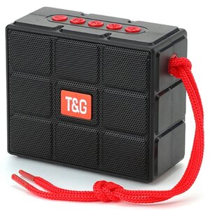 Вluetooth колонка T&G TG311 з LED-підсвічуванням black