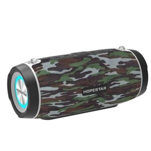 Бездротова Bluetooth колонка mini speaker Hopestar H45 Party + Power bank 10Вт Камуфляж