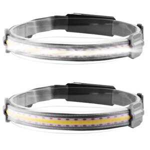 Налобний ліхтар YD-33 37SMD (white) + 3SMD (red) + microUSB + 3 режими