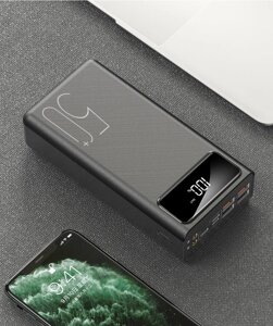 Зовнішній акумулятор Power Bank 50000mAh Black