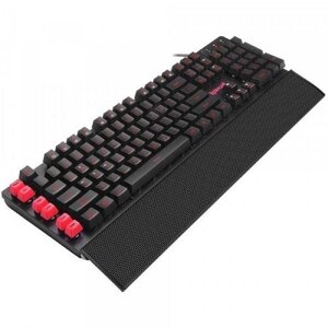 Клавіатура ігрова Redragon Yaksa K505 USB UKR (7 кольорів) + 26 кнопок Чорний