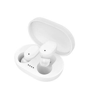 Бездротові навушники Bluetooth stereo MI A6S PRO MiPods з кейсом Білий в Київській області от компании shop-shap