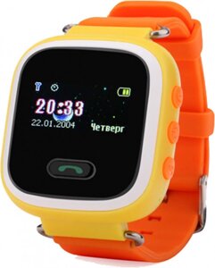 Розумні дитячі смарт годинник Q60 Smart Baby Watch GPS Orange