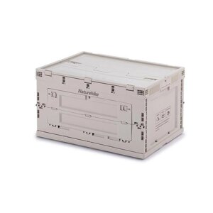 Туристичний складний скринька-контейнер Naturehike PP box NH20SJ036 50л (Сірий)