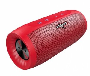 Бездротова Bluetooth колонка Zealot S16 стереозвук HiFi (Червоний)