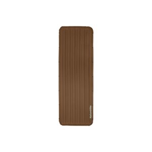 Матрац надувний одинарний Naturehike CNK2450WS034 (95 мм) з мішком для надування Коричневий