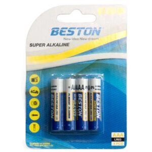 Батарейка Beston AAA 1.5V Alkaline * 4 (AAB1833) в Київській області от компании shop-shap