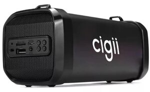 Портативна Bluetooth колонка Cigii F41 + power bank (Чорний)