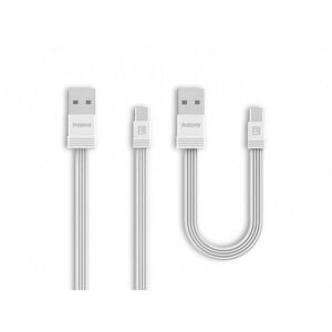 Кабель microUSB 1m+0.16 m white Tengy RC-062m Remax 310042