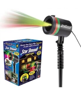 Лазерний проектор Star Shower Lazer light (для вулиці і вдома) Зірки