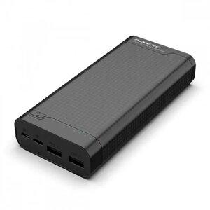 Зовнішній акумулятор Power Bank Pineng PN-932 20000mAh Чорний