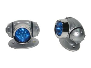 Підсвічування-ліхтар зовнішня KL-25 2x8 LED Blue коло ( пара )