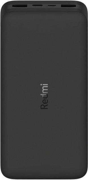 Портативна батарея Power Bank Xiaomi Redmi 20000 mAh 18 W Fast Charge (Black) від компанії shop-shap - фото 1