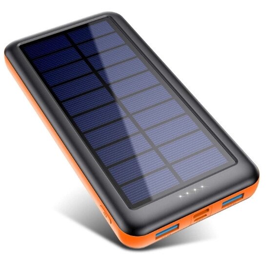 Портативна батарея Solar Power Bank 26800mAh HX160S4 сонячний заряд від компанії shop-shap - фото 1