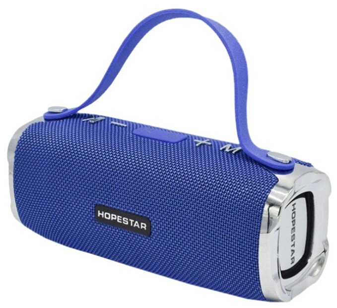 Портативна Bluetooth колонка Hopestar H24 bluetooth + power bank + mic (Blue) від компанії shop-shap - фото 1