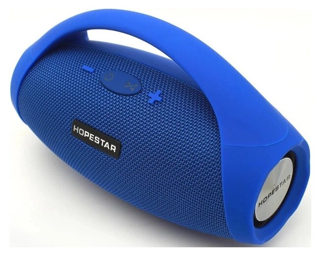 Портативна Bluetooth колонка Hopestar H32 bluetooth + power bank + mic (Синій) від компанії shop-shap - фото 1