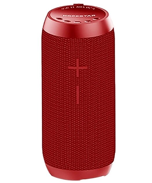 Портативна bluetooth колонка Hopestar P7 (power bank + mic) Red від компанії shop-shap - фото 1