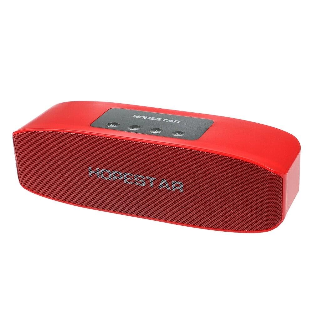 Портативна вологозахищена стерео колонка Hopestar H11 (Bluetooth, MP3, FM, AUX, Mic) Червоний від компанії shop-shap - фото 1