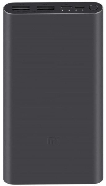 Портативная батарея Xiaomi Mi 3 10000mAh 18W Fast Charge PLM13ZM (Black) від компанії shop-shap - фото 1