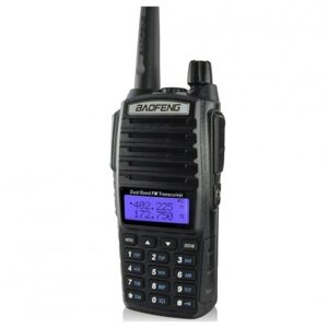 Портативна рація Baofeng UV-82 5W Li-ion UHF/VHF (Чорний)