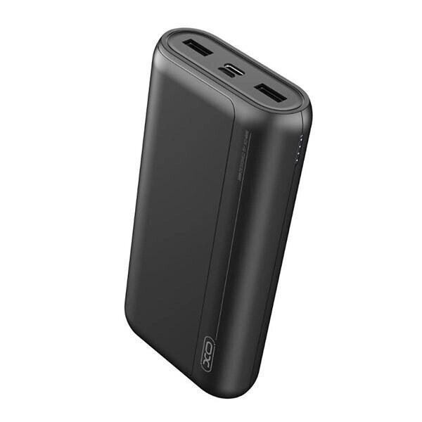 Портативний зовнішній акумулятор Power Bank XO PR122 20000mAh (Black) від компанії shop-shap - фото 1