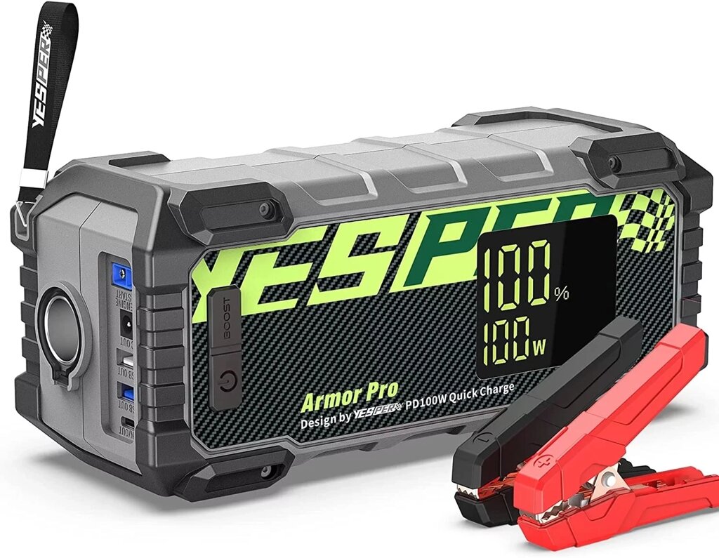 Пуско-зарядний пристрій Yesper Armor 66666mah PD100W 2500A від компанії shop-shap - фото 1