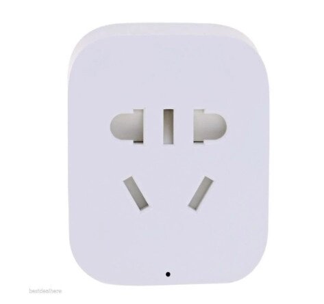 Розетка смарт розумна Xiaomi Mi Smart Plug Power 2 wifi + перехідники Світу (Білий) від компанії shop-shap - фото 1