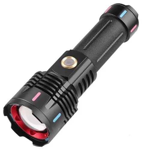 Ручний потужний ліхтар PLD G25-TG zoom + Type-C + Power Bank 1х26650 (3хААА) 1 режим від компанії shop-shap - фото 1