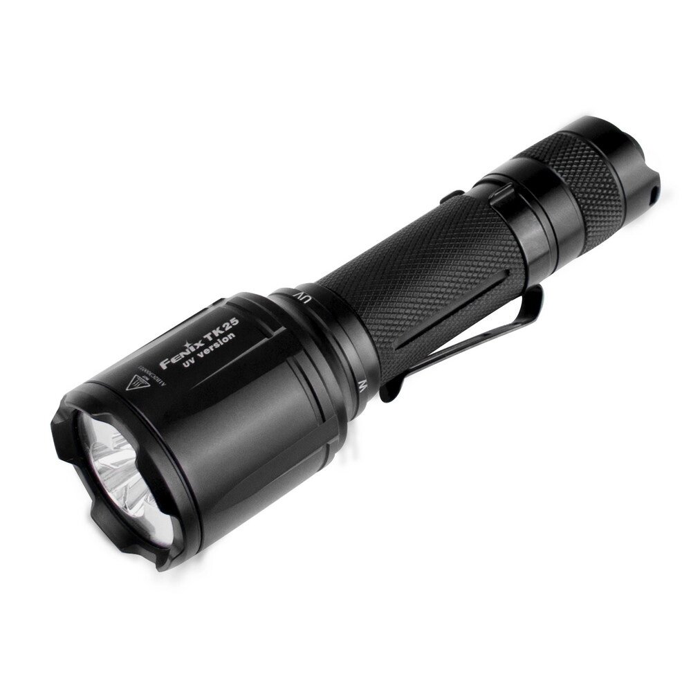 Ручний тактичний ліхтарик Fenix TK25 UV Cree XP-G2 1000лм 1x18650 (Чорний) від компанії shop-shap - фото 1