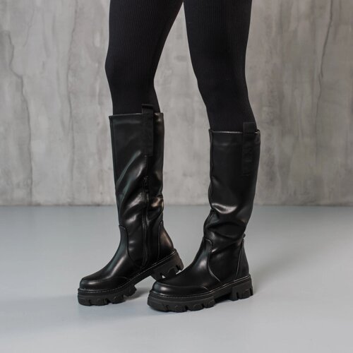 Чоботи жіночі Fashion Yentl 3870 36 розмір 23,5 см Чорний