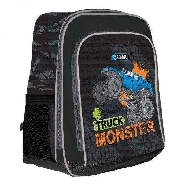 Шкільний рюкзак Smart Monster Truck 558026 38х24х14 см чорний від компанії shop-shap - фото 1