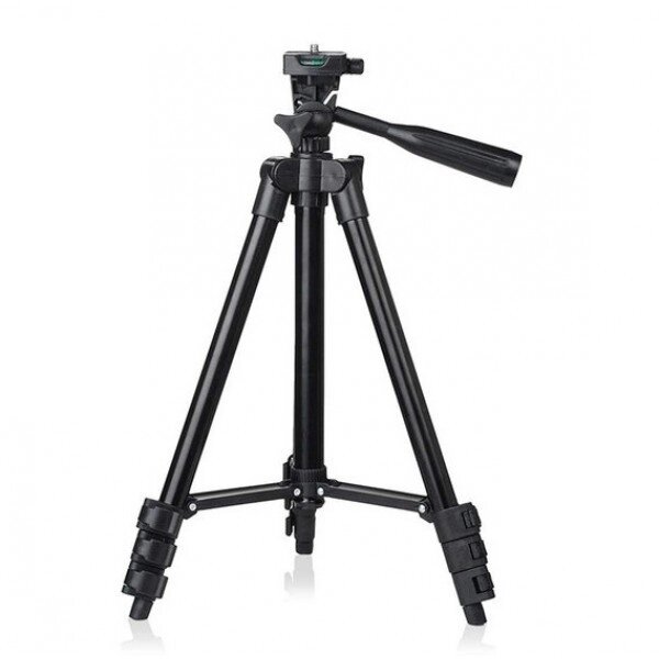 Штатив підлоговий Tripod 3120A для фотоапарата, телефону, камери (Чорний) від компанії shop-shap - фото 1