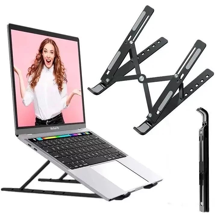 Складна підставка для ноутбука Laptop Stand 510 від компанії shop-shap - фото 1