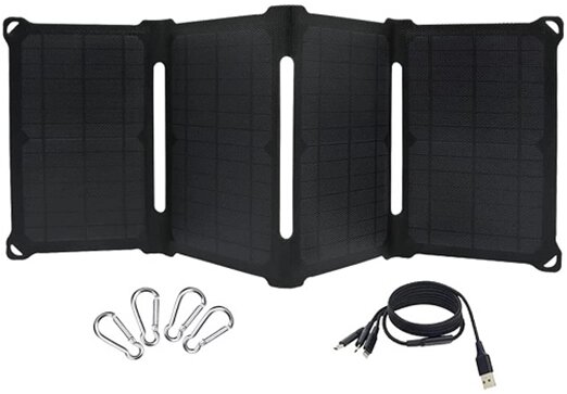 Складний сонячний заряд Solar panel IP67 14W від компанії shop-shap - фото 1